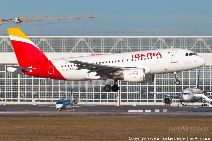 Iberia Airbus A319-111 (EC-JEI) | Photo 210689