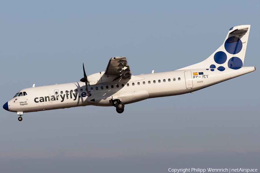 Canaryfly ATR 72-500 (EC-JEV) | Photo 329307