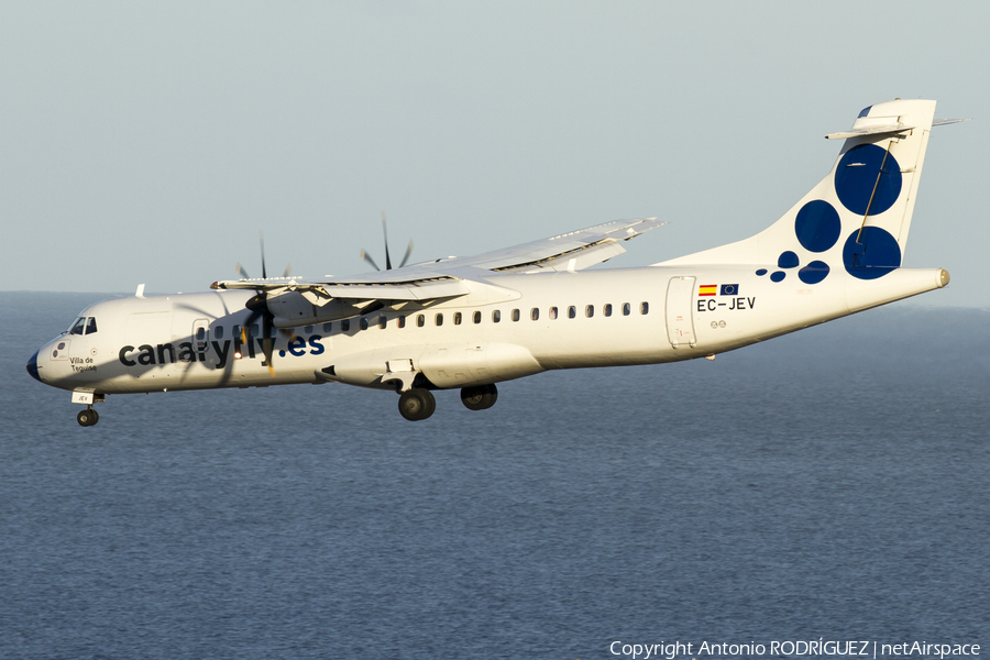 Canaryfly ATR 72-500 (EC-JEV) | Photo 227226
