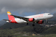 Iberia Express Airbus A320-214 (EC-JFG) at  La Palma (Santa Cruz de La Palma), Spain