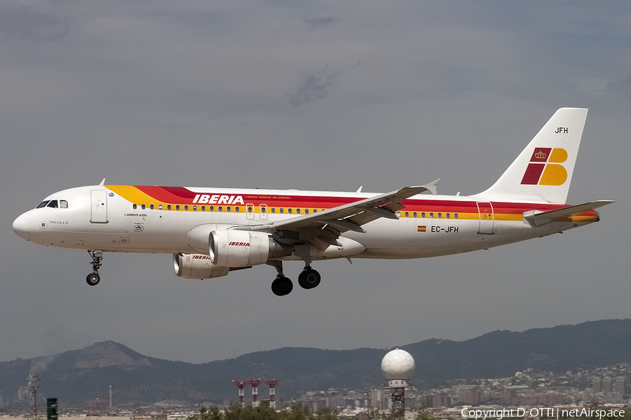 Iberia Airbus A320-214 (EC-JFH) | Photo 164484