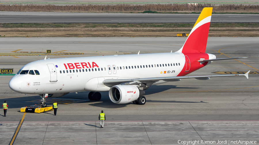 Iberia Airbus A320-214 (EC-JFN) | Photo 297768