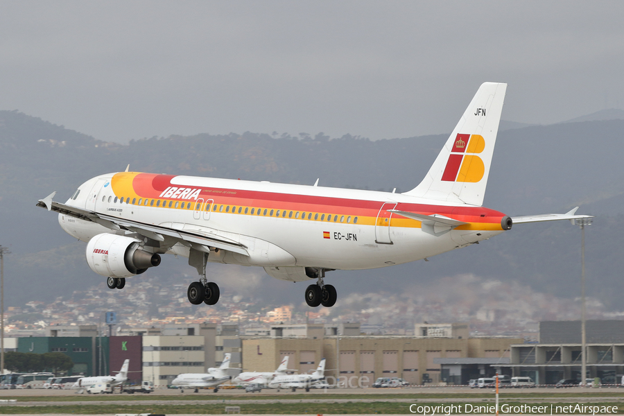 Iberia Airbus A320-214 (EC-JFN) | Photo 99573
