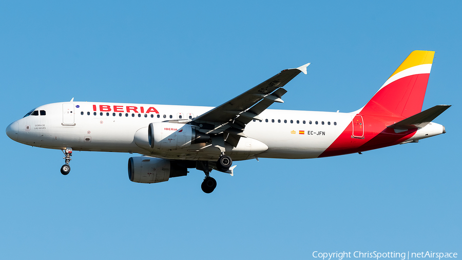 Iberia Airbus A320-214 (EC-JFN) | Photo 259058