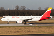 Iberia Airbus A320-214 (EC-JFN) at  Dusseldorf - International, Germany
