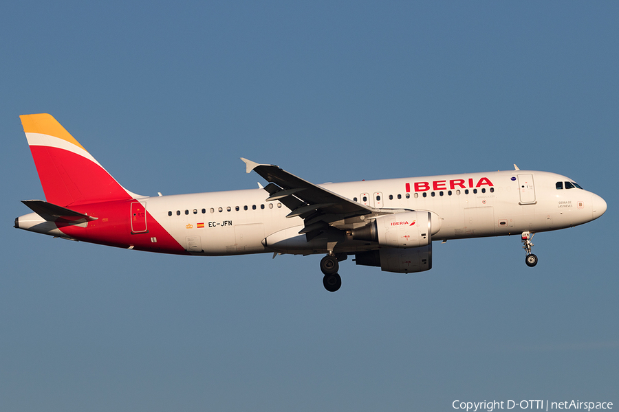 Iberia Airbus A320-214 (EC-JFN) | Photo 141260