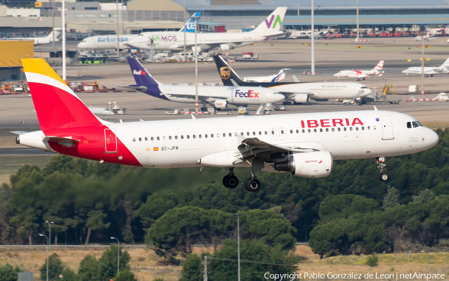 Iberia Airbus A320-214 (EC-JFN) | Photo 339262
