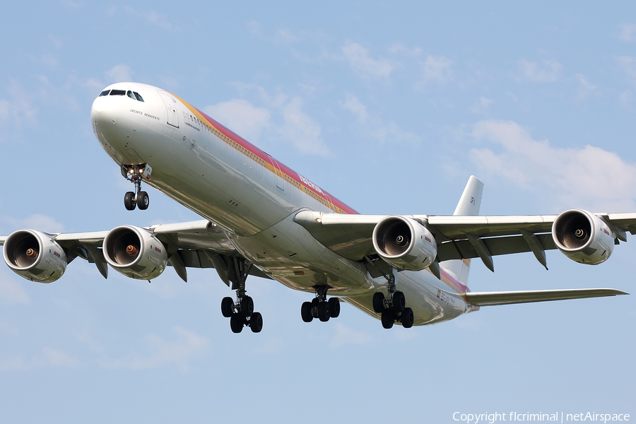 Iberia Airbus A340-642 (EC-JFX) | Photo 7929
