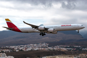 Iberia Airbus A340-642 (EC-JFX) at  Gran Canaria, Spain