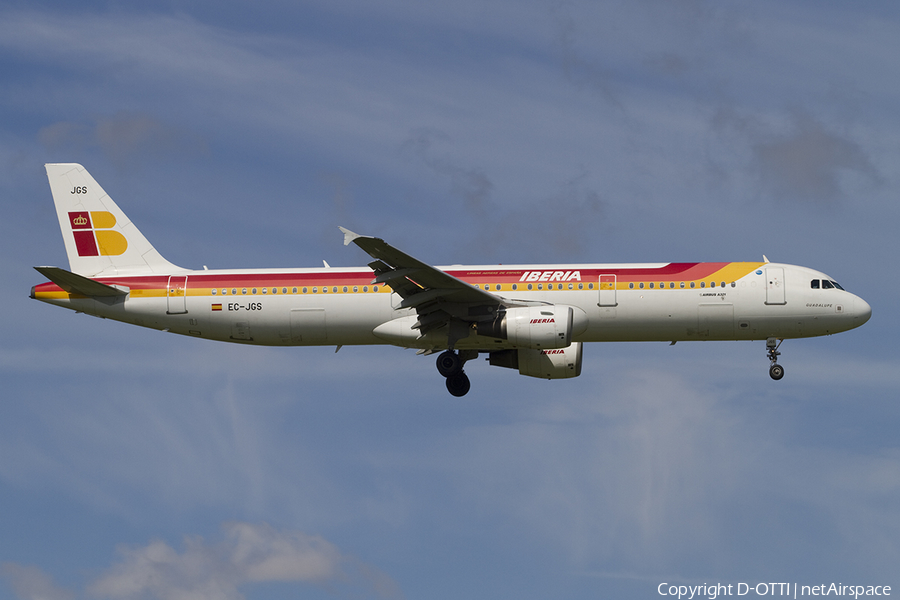 Iberia Airbus A321-211 (EC-JGS) | Photo 388976