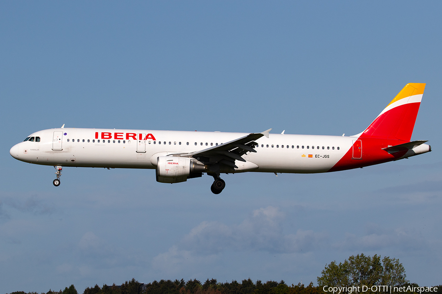 Iberia Airbus A321-211 (EC-JGS) | Photo 351411