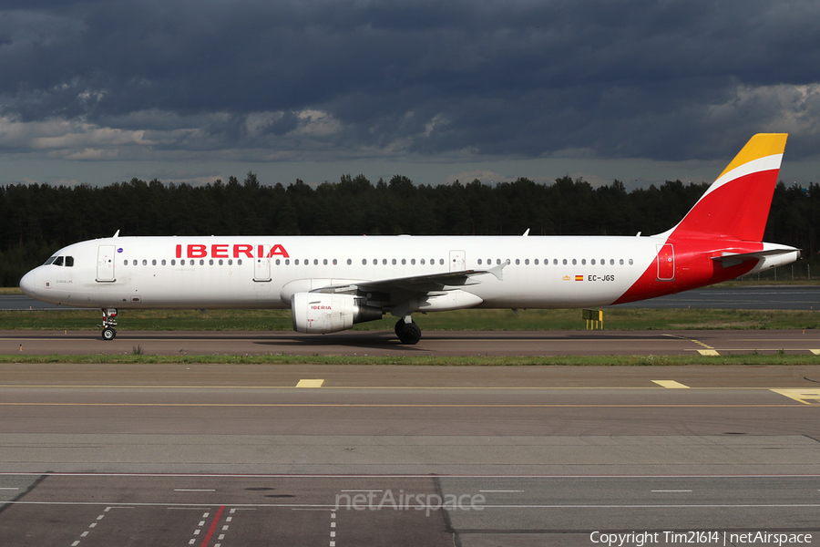 Iberia Airbus A321-211 (EC-JGS) | Photo 483901