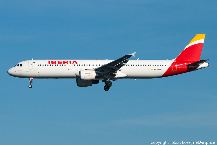 Iberia Airbus A321-211 (EC-JGS) | Photo 300931