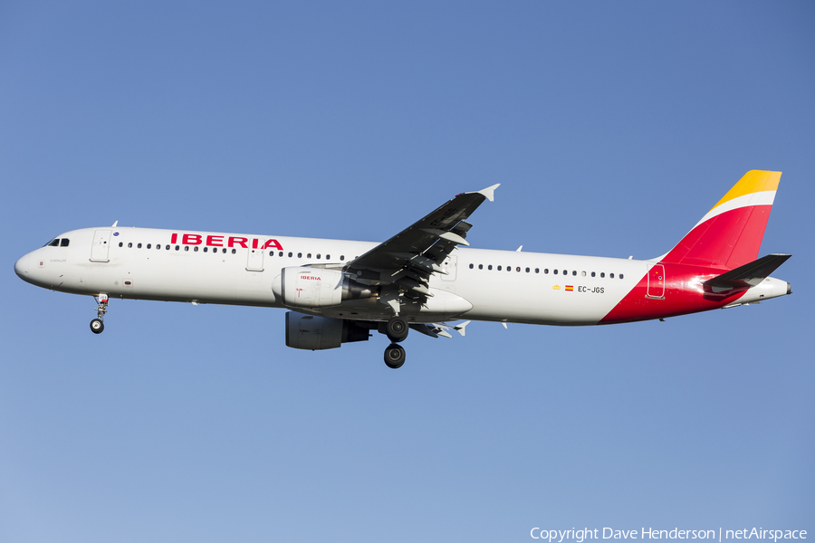 Iberia Airbus A321-211 (EC-JGS) | Photo 369063