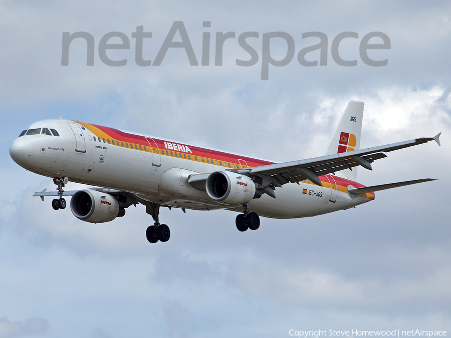 Iberia Airbus A321-211 (EC-JGS) | Photo 50208