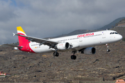 Iberia Airbus A321-211 (EC-JGS) at  La Palma (Santa Cruz de La Palma), Spain