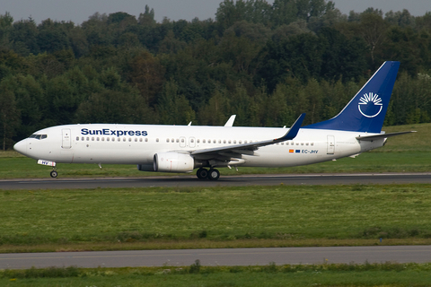 SunExpress Boeing 737-8FH (EC-JHV) at  Hamburg - Fuhlsbuettel (Helmut Schmidt), Germany