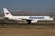 Spanair Airbus A320-232 (EC-JJD) at  Lanzarote - Arrecife, Spain