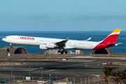 Iberia Airbus A340-642 (EC-JLE) at  Gran Canaria, Spain