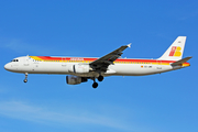 Iberia Airbus A321-211 (EC-JMR) at  Gran Canaria, Spain
