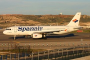 Spanair Airbus A320-232 (EC-JNC) at  Madrid - Barajas, Spain