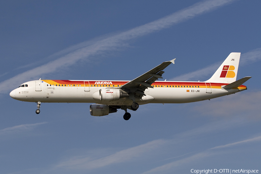 Iberia Airbus A321-211 (EC-JNI) | Photo 278172
