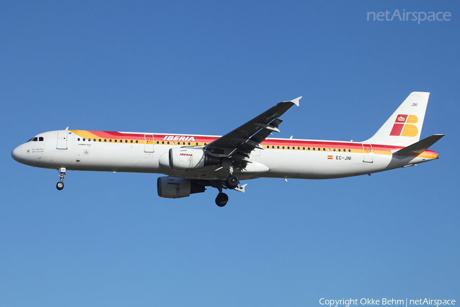 Iberia Airbus A321-211 (EC-JNI) | Photo 41587