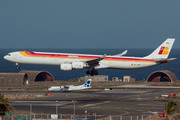 Iberia Airbus A340-642 (EC-JNQ) at  Gran Canaria, Spain