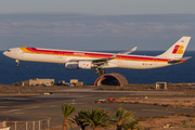 Iberia Airbus A340-642 (EC-JNQ) at  Gran Canaria, Spain