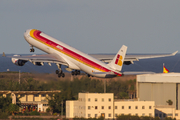 Iberia Airbus A340-642 (EC-JNQ) at  Gran Canaria, Spain