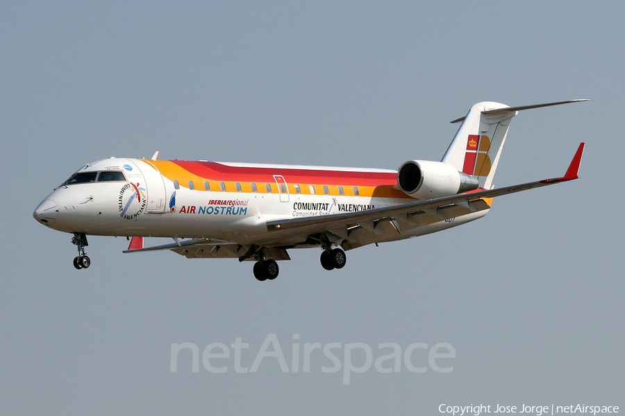 Iberia Regional (Air Nostrum) Bombardier CRJ-200ER (EC-JOY) | Photo 562352
