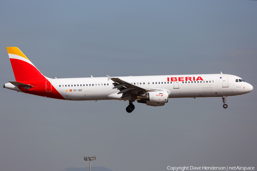 Iberia Airbus A321-211 (EC-JQZ) | Photo 157860