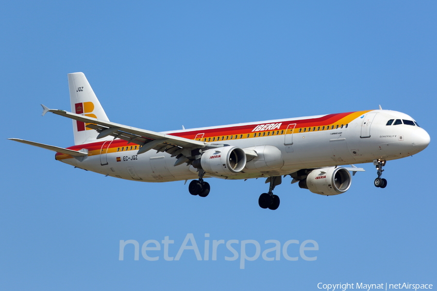 Iberia Airbus A321-211 (EC-JQZ) | Photo 179924