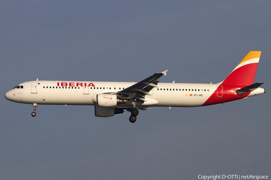 Iberia Airbus A321-211 (EC-JQZ) | Photo 473410