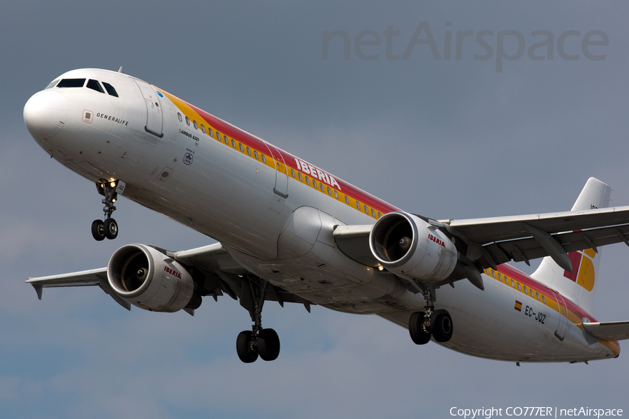 Iberia Airbus A321-211 (EC-JQZ) | Photo 52698