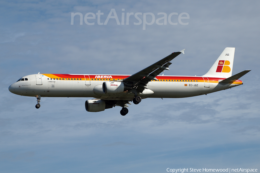 Iberia Airbus A321-211 (EC-JQZ) | Photo 669306