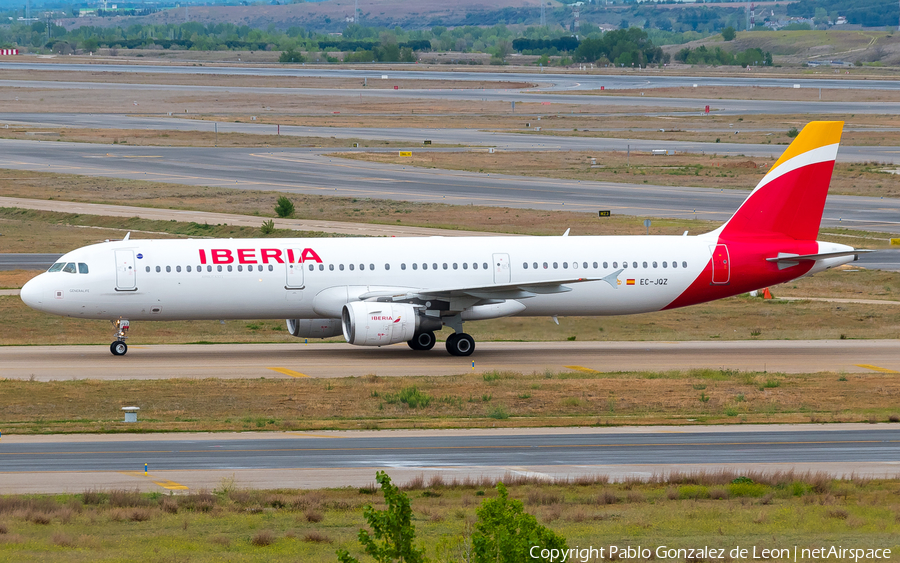 Iberia Airbus A321-211 (EC-JQZ) | Photo 339312