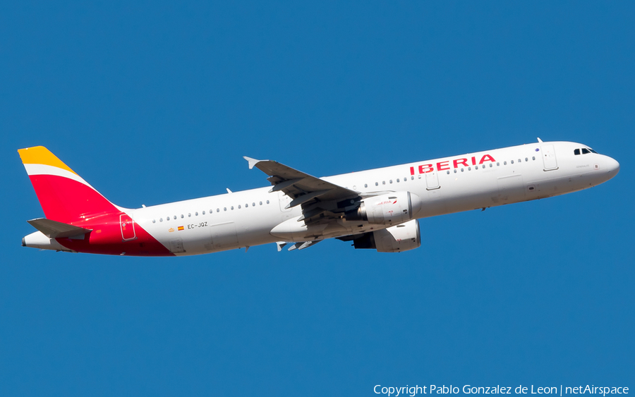 Iberia Airbus A321-211 (EC-JQZ) | Photo 365918