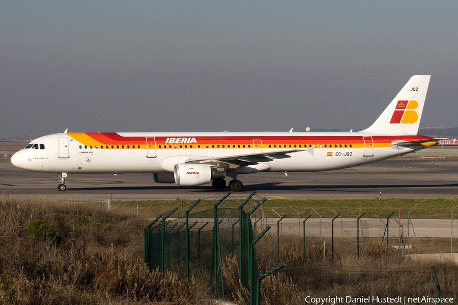 Iberia Airbus A321-211 (EC-JQZ) | Photo 544320