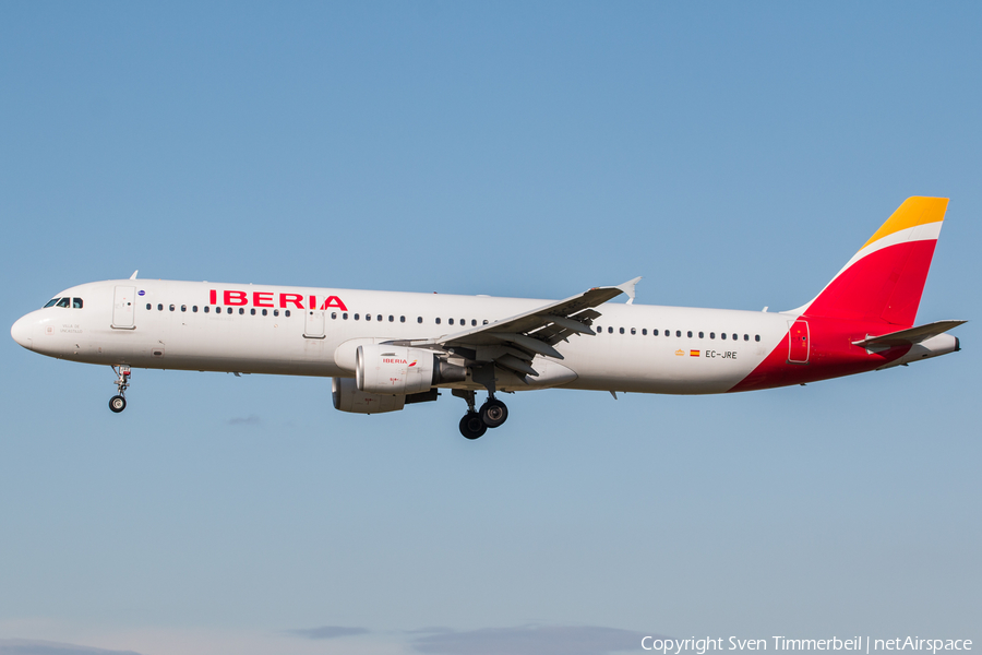 Iberia Airbus A321-211 (EC-JRE) | Photo 359744