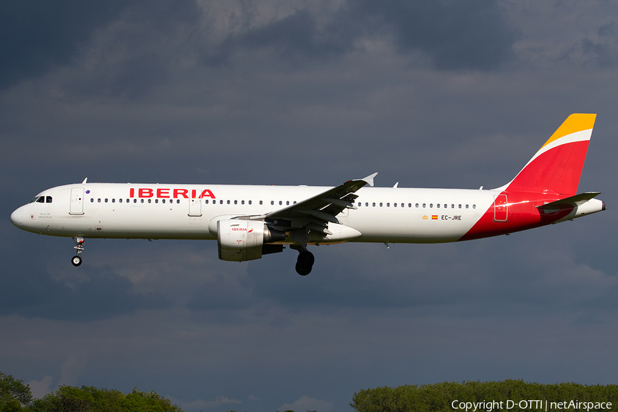 Iberia Airbus A321-211 (EC-JRE) | Photo 321224