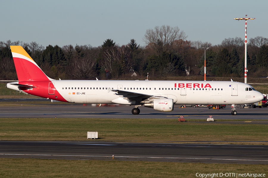 Iberia Airbus A321-211 (EC-JRE) | Photo 209126
