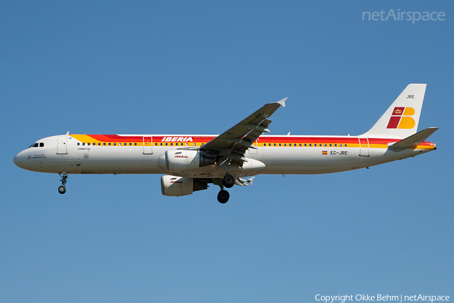 Iberia Airbus A321-211 (EC-JRE) | Photo 41820