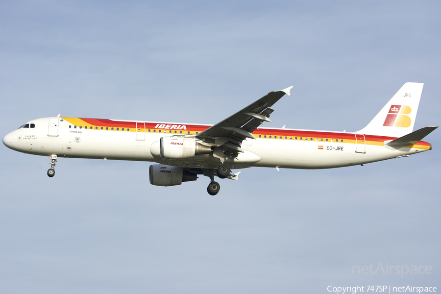 Iberia Airbus A321-211 (EC-JRE) | Photo 44082