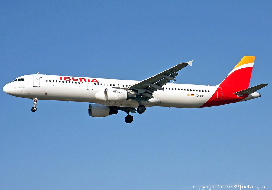 Iberia Airbus A321-211 (EC-JRE) | Photo 94124