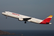 Iberia Airbus A321-211 (EC-JRE) at  Gran Canaria, Spain