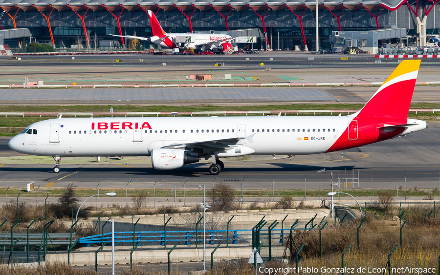 Iberia Airbus A321-211 (EC-JRE) | Photo 339314