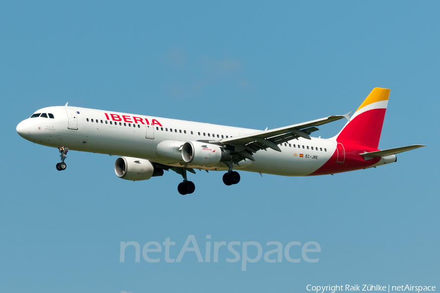 Iberia Airbus A321-211 (EC-JRE) | Photo 112457