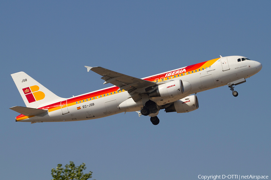 Iberia Airbus A320-214 (EC-JSB) | Photo 370505