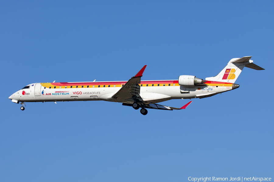 Iberia Regional (Air Nostrum) Bombardier CRJ-900ER (EC-JTU) | Photo 140792